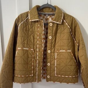 Madewell Quilted Cropped Cotton Jacket